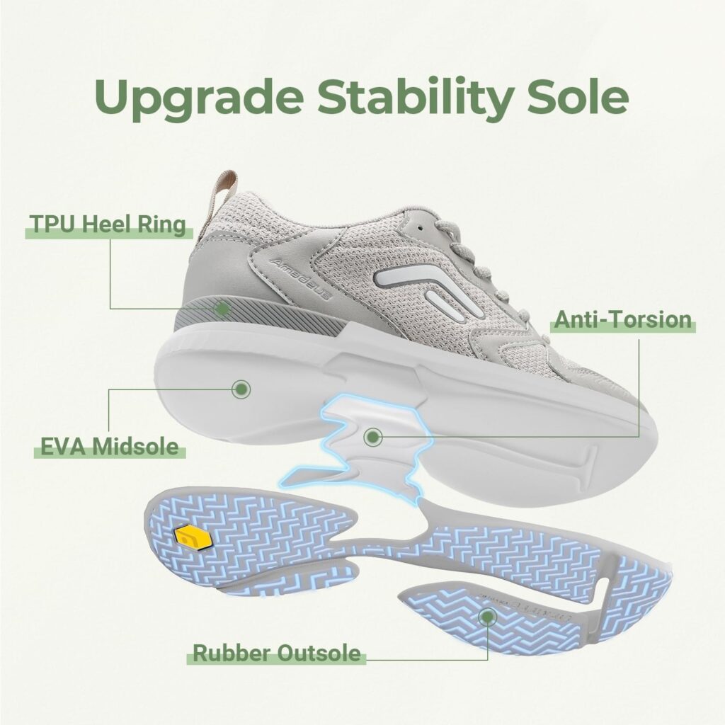 FitVille Wide Pickleball Shoes for Women Outdoor Court Lightweight Tennis Shoes Womens Ultra Cushioning Court Shoes with Arch Support  Wide Toe Box