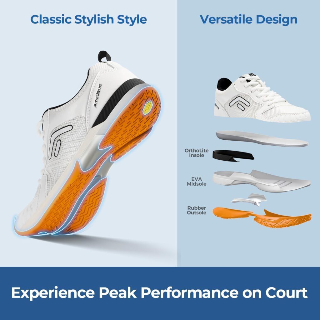 FitVille Wide Womens Pickleball Shoes Cloud-Like Lightweight Tennis Shoes with Arch Support Breathable Court Shoes for Racketball, Squash Wide Toe Box FitVille Wide Womens Pickleball Shoes Cloud-Like Lightweight Tennis Shoes with Arch Support Breathable Court Shoes for Racketball, Squash Wide Toe Box
