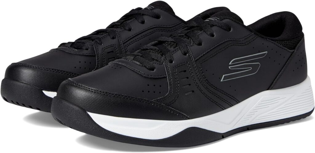 Skechers Mens Viper Court Smash-Athletic Indoor Outdoor Pickleball Shoes | Relaxed Fit Sneakers