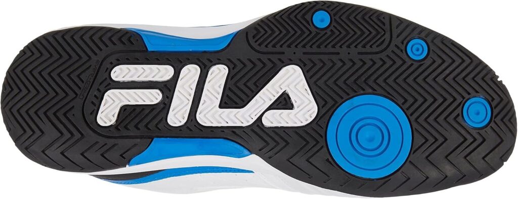 Fila Mens Rifaso Tennis-Pickleball Shoes 10.5 White/Blue/Black Fila Mens Rifaso Tennis-Pickleball Shoes 10.5 White/Blue/Black