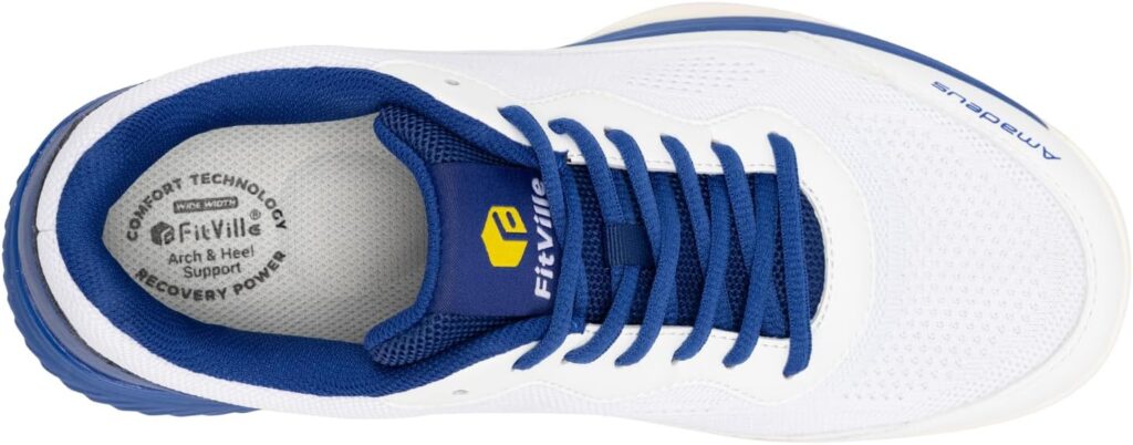 FitVille Wide Pickleball Shoes for Men Tennis Shoes Sneakers for All Court Racquetball Athletic Shoes for Racquet Sport | Arch Support Wide Toe Box FitVille Wide Pickleball Shoes for Men Tennis Shoes Sneakers for All Court Racquetball Athletic Shoes for Racquet Sport | Arch Support Wide Toe Box