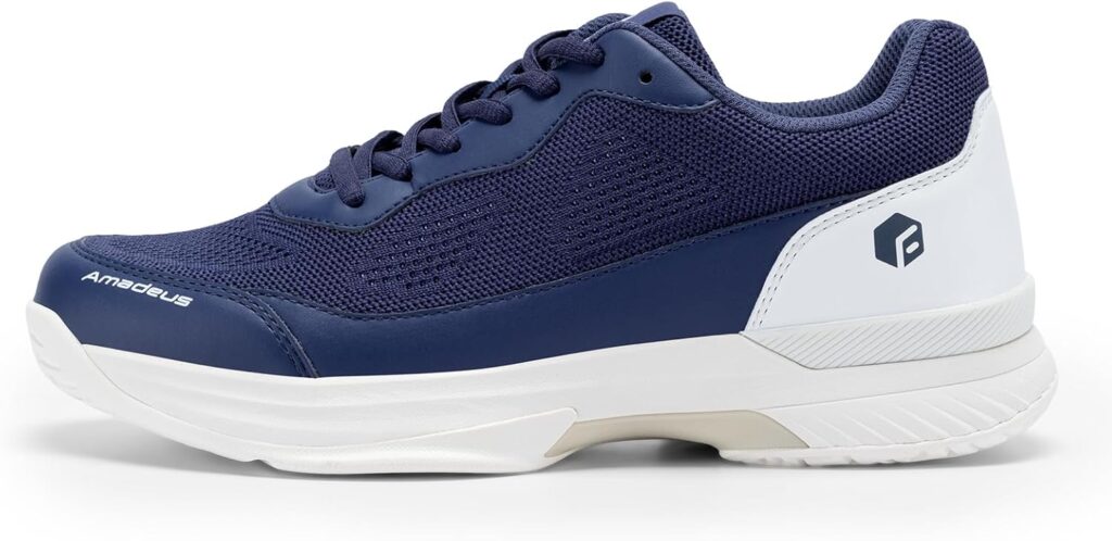 FitVille Wide Pickleball Shoes for Men Tennis Shoes Sneakers for All Court Racquetball Athletic Shoes for Racquet Sport | Arch Support  Wide Toe Box