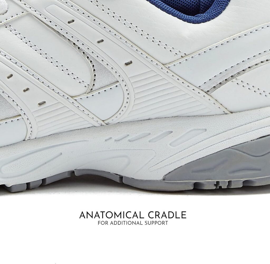 Avia Verge Womens Sneakers - Tennis, Court, Cross Training, or Pickleball Shoes for Women, Classic Black or Walking White Sneakers with Arch Support, Wide Width or Medium